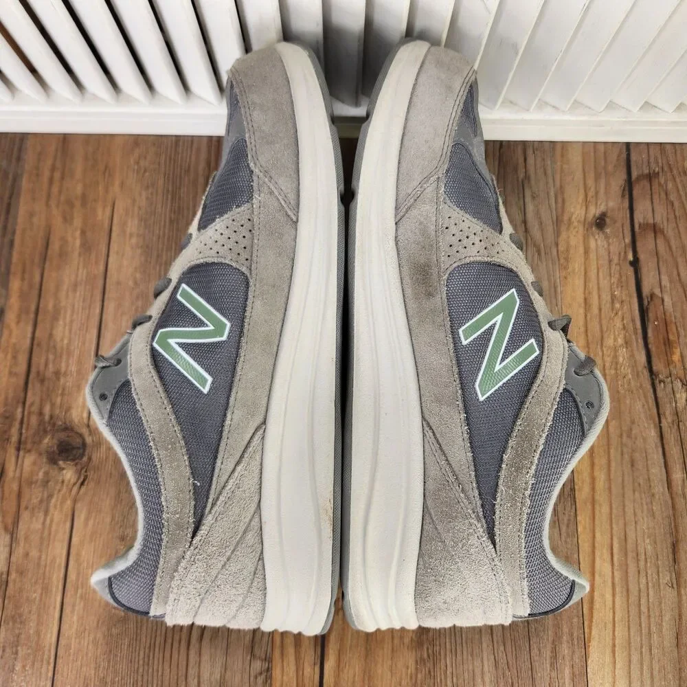 New Balance 877 Walking Shoes Mens Sz 11 4E Extra Wide Gray Low Sneakers MW877GT